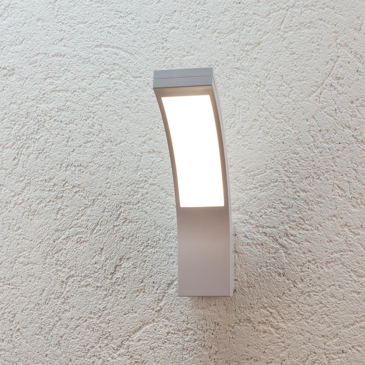 Weisse LED Wandleuchte Außenleuchte neutralweiß 4000 Kelvin IP54 - Parcolux  - LED Leuchtmittel Onlineshop