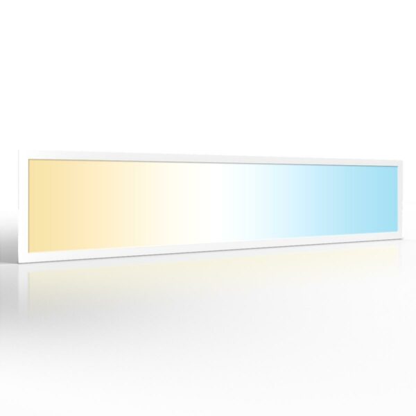 Weisses LED Panel 30 × 150 cm CCT 24 Volt 48 Watt