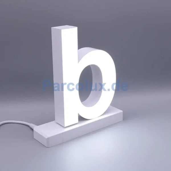 LED Buchstaben klein b für abcMix Click 125mm Arial 6500 Kelvin tageslichtweiß