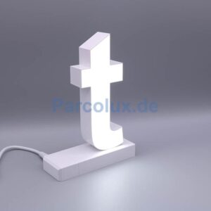 LED Buchstaben klein t für abcMix Click 125mm Arial 6500 Kelvin tageslichtweiß