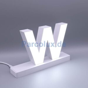 LED Buchstaben klein w für abcMix Click 125mm Arial 6500 Kelvin tageslichtweiß