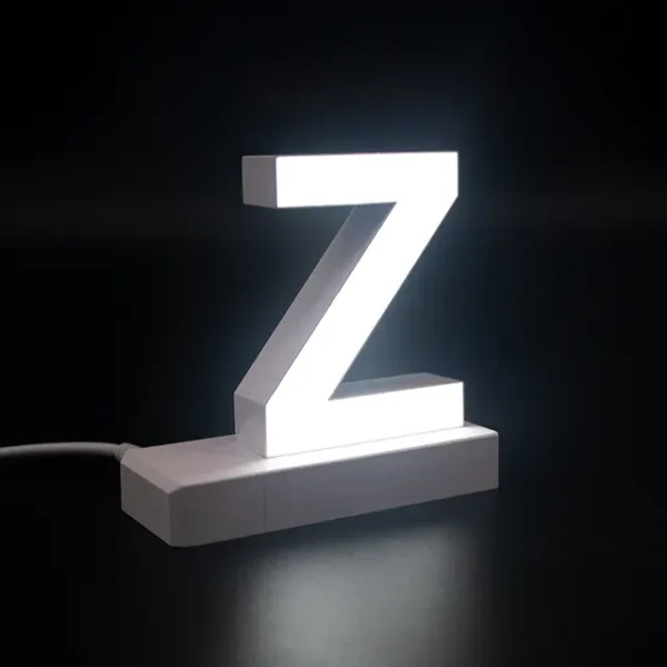 LED Buchstabe großes Z abc Mix Easy Click - Höhe 75 mm neutralweiss 4000 Kelvin