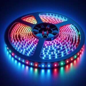5 Meter LED Streifen RGB 24 Volt IP 65 Schutzart für Außenanwendungen