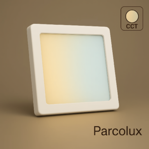 LED Einbau Panel dimmbar eckig weiß 18 Watt CCT einstellbare Farbtemperatur