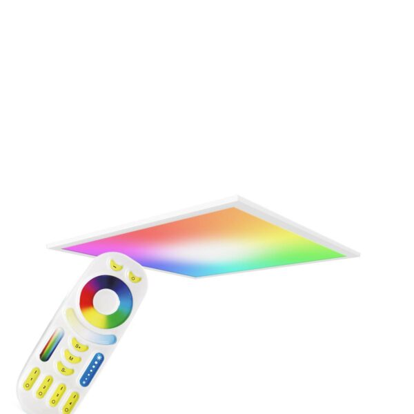 24 Volt RGB+CCT LED Panel Set 60×60 cm in weiß