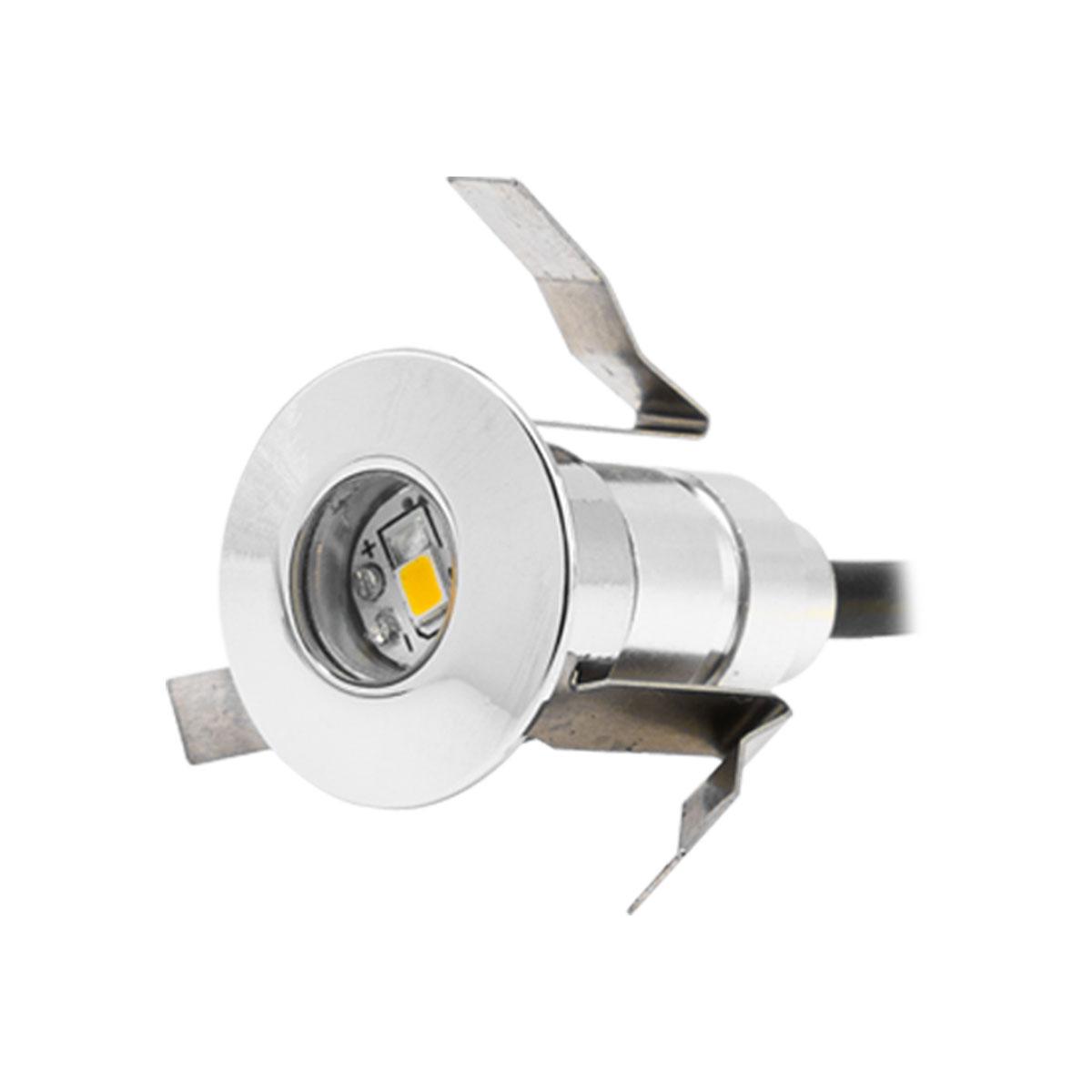 Stück Onlineshop LED Leuchtmittel Parcolux Kelvin Ø24*38.5mm Netzteil - 6 LED IP67 - 0.6W Einbaustrahler inkl. warmweiß 3000 Set