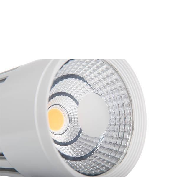 LED Spot Track Light 3000 Kelvin warmweiß für 3 Phasenschiene 40 Watt 24°