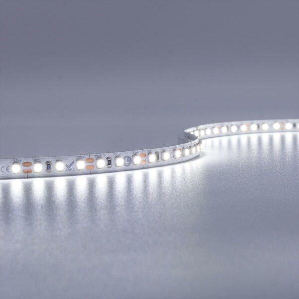 LED Strip kaltweiß 6000 Kelvin 12 Volt 5 Meter 9,6W/m 120LED/m 8mm IP20