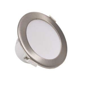 Runder LED Einbaustrahler CCT weiß und dimmbar 9 Watt Einbaudurchmesser 90 mm