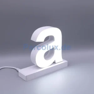 LED Buchstabe Click a für 75mm Arial 6500K weiß abcMix