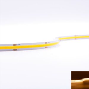24V COB LED Streifen dimmbar warmweiß 2700 Kelvin | selbstklebend | 5 Meter | 504LED/m | 10 mm breit | IP20