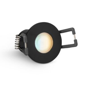 Einbaustrahler Mini 3W IP65 - Lichtfarbe: CCT 2700K-5500K - Gehäusefarbe: schwarz matt