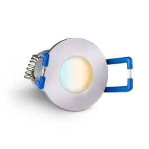 Einbaustrahler Mini 3W IP65 - Lichtfarbe: CCT 2700K-5500K - Gehäusefarbe: silber