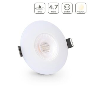 LED Einbaustrahler weiß IP65 4000K 4,7W