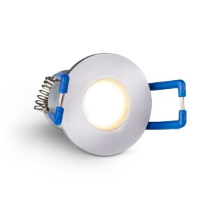 Mini Einbaustrahler Silber - 3W IP65 - Lichtfarbe: 2700K Warmweiß