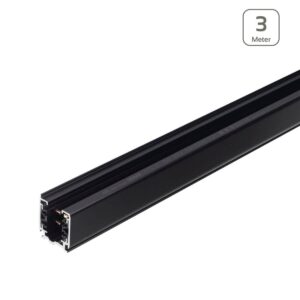 3-Phasen - Stromschiene - 230V - 3m - schwarz