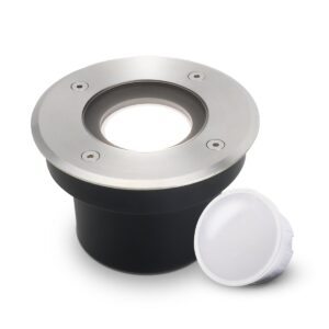 LED Bodeneinbaustrahler dimmbar flach rund IP67 neutralweiß 4000K 230V