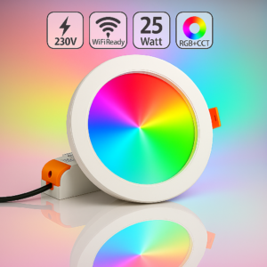 LED Einbau Panel MiBoxer FUT060 RGB+CCT Rund 25 Watt