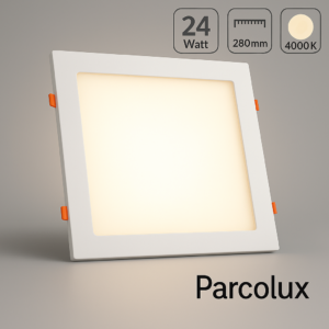 LED Einbau Panel eckig flach weiß neutralweiß 4000K 24 Watt 300x300mm