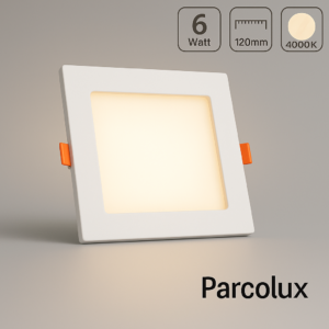 LED Einbau Panel eckig flach weiß neutralweiß 4000K 6Watt 120x120mm