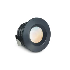Mini LED Einbaustrahler 12V Anthrazit IP44 CCT 2700K-5500K 3 Watt Einbaudurchmesser 30 mm