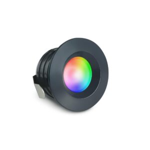 Mini LED Einbaustrahler 12V | Anthrazit| IP44 | RGB+2700K | 3 Watt | Einbaudurchmesser: 30 mm