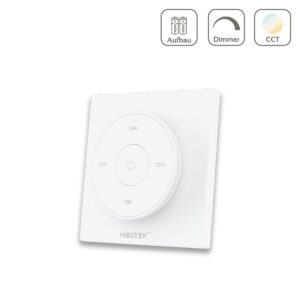Smart Home Funk Lichtschalter Aufputz Dimmer Miboxer K2 weiß Batteriebetrieb