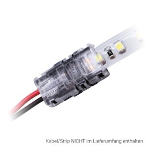 LED Streifen Anschlusskabel mit Stecker 2 Pin für einfarbige LED-Streifen 8mm IP65