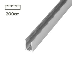 LED U-Profil 200cm für Neon LED Strip 6x12mm