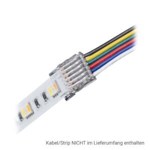 LED Streifen Anschluss Stecker – Strip Anschluss 12mm 6Pin für RGB+CCT LED-Streifen IP20 DC24V/3.5A