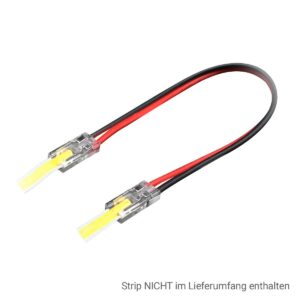 Strip Verbinder Kabel 5mm 2Pin für einfarbige COB LED-Streifen – Flexible Verbindungslösung für schmale LED-Strips