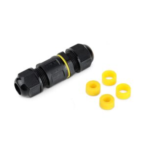 Wasserdichter Kabelverbinder IP68 | 230 V | 450 V | 2-fach 3-polig Easy Kabel 0.5-1.5mm²
