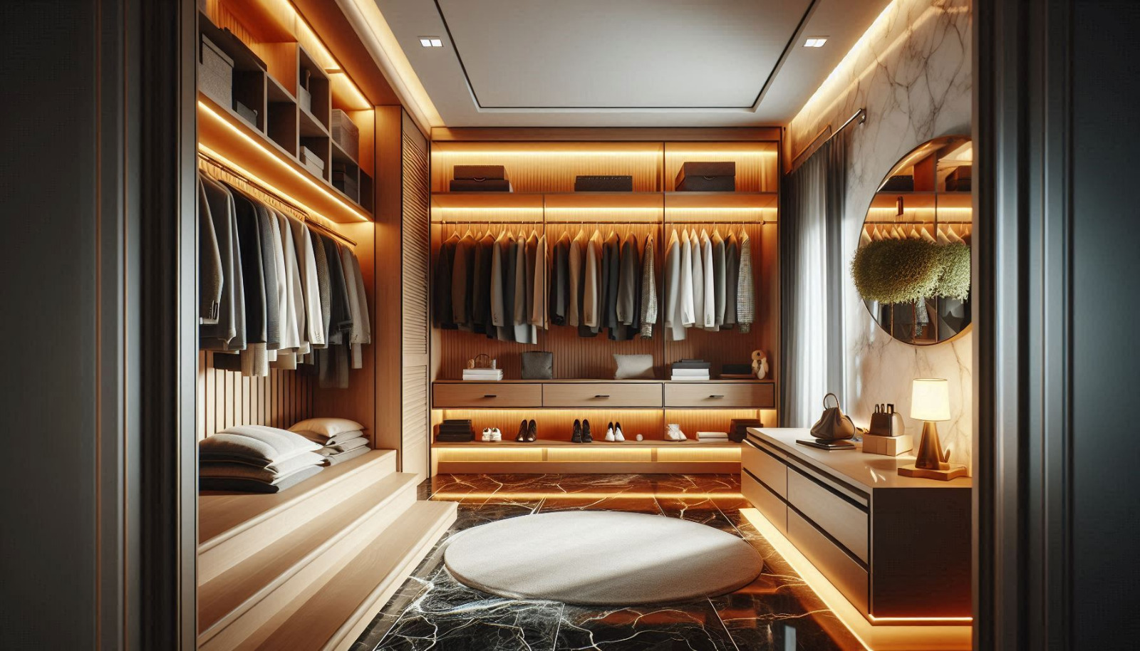 Kleiderschrank Beleuchtung