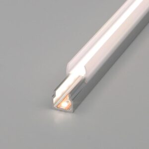 LED Alu Glaskantenprofil FreeCut 9,95x14,9mm mit LED 12V 4000K – 1,5 Meter-1