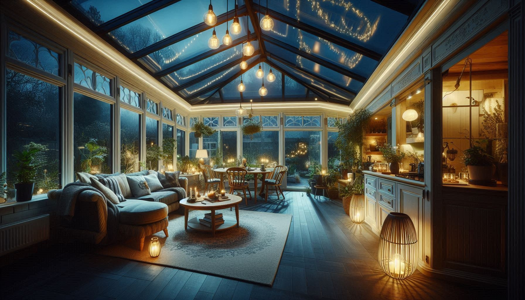 Wintergarten-Beleuchtung