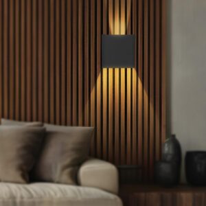 Wandleuchte Cube G9 Schwarz – Modernes Design mit variablem Lichtkegel-2