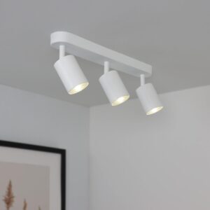 LED Deckenstrahler 3-flammig schwenkbar – Weiß, GU10-Fassung