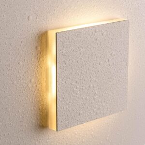 ⭐🌧️ Treppenstufenbeleuchtung außen 68mm – eckig, Weiß, warmweiß – Lichtaustritt Linea – IP44 für Außentreppen