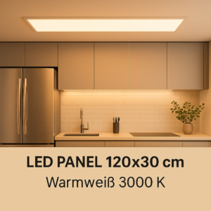 LED Panel 120x30 3000Kelvin in Küche-2