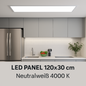 LED Panel 120x30 4000Kelvin in Küche-2