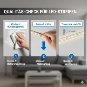 LED Klebeband Test